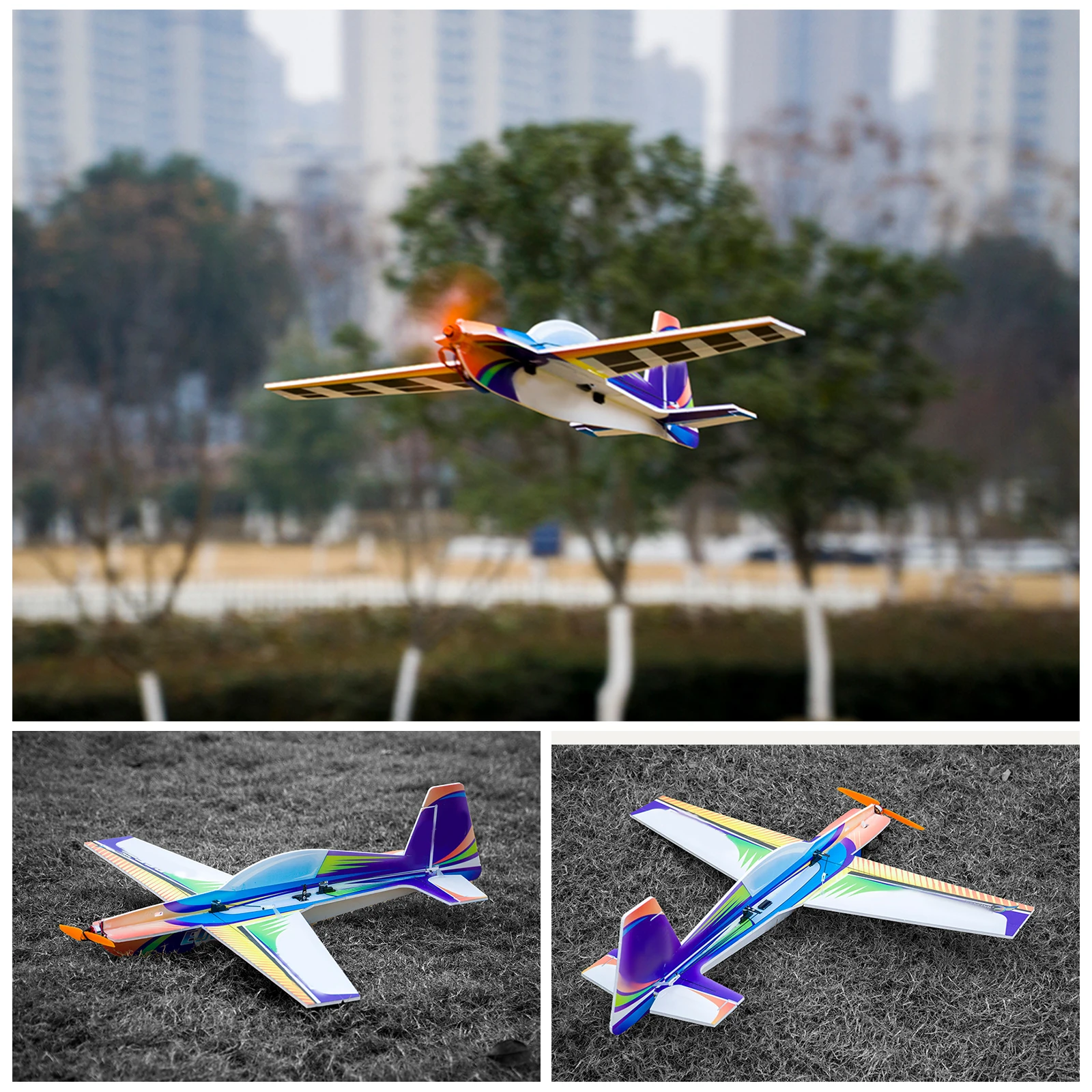 710mm Wingspan RC Airplane PP Aircraft Outdoor Flight Toys DIY Assembly Model BNF Version with Receiver S-FHSS/DSMX/2 for Kids 1 710mm Wingspan RC Airplane PP Aircraft Outdoor Flight Toys DIY Assembly Model BNF Version with Receiver S-FHSS/DSMX/2 for Kids 1