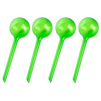 

4 Pcs Plant Watering Bulbs, Self-Watering Globes PVC Balls Garden Water Device Watering Bulbs for Plant
