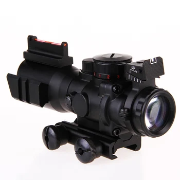 

4x32 Acog Riflescope 20mm Dovetail Reflex Optics Scope Tactical Sight For Hunting Gun Rifle Airsoft Sniper Magnifier