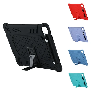 

Tablet Case for iPad Pro 12.9 2020 2018 Anti-Fall Silicone Protective Case Tablet Stand with Capacitor Pen