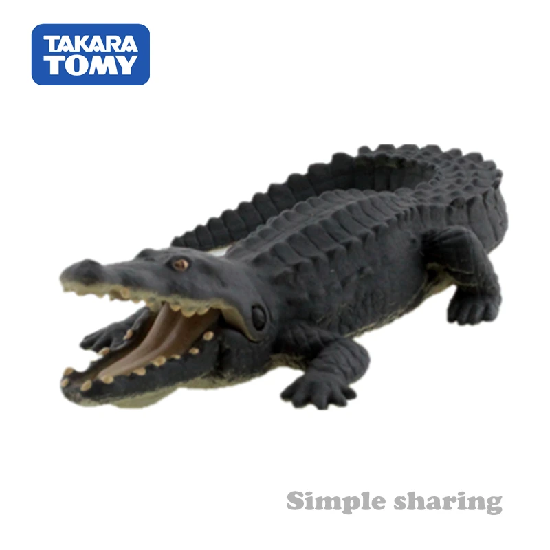 Takara Tomy Tomica Ania приключения в виде животных нильский крокодил As 08 литые формы из