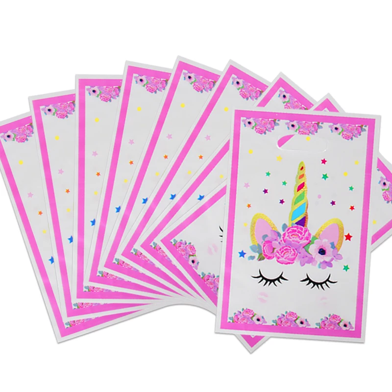 10 шт. мультфильм подарок с Unicorn спальные мешки для малышей на день рождения