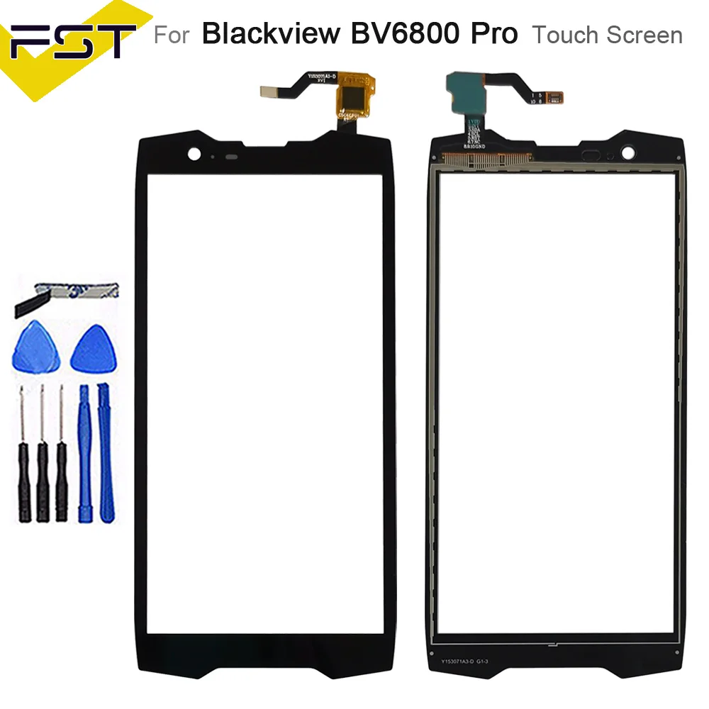 Дигитайзер для Blackview BV6800 Pro Черный сенсорный экран 5 7 дюйма 100% испытанный