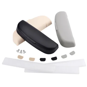 

1pc New Car Sunglasses Holder Replace Door Handle Plastic Glasses Case Cage Storage Buckle Installed Box Interior Auto Accessory