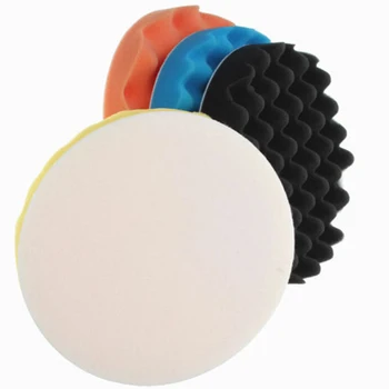 

4 Pcs 180mm Polishing Sponge Auto Car Motor Waxing Pad Polisher Cleaning Tool