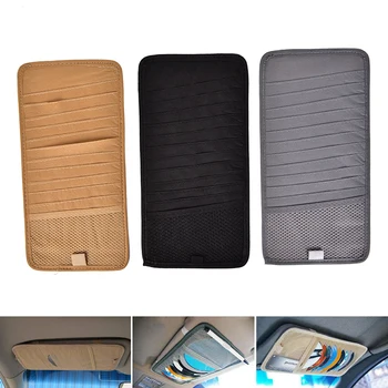 

Sun Visor Holder Storage Car Organizer Cover Case 12 Disk CD DVD Holder