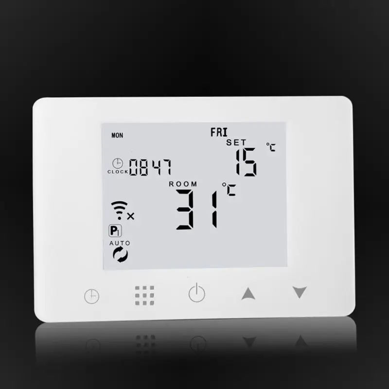 Беспроводной комнатный термостат с Wi-Fi и РЧ, настенный газовый котел с дистанционным управлением, контроль температуры для Alexa и Google home