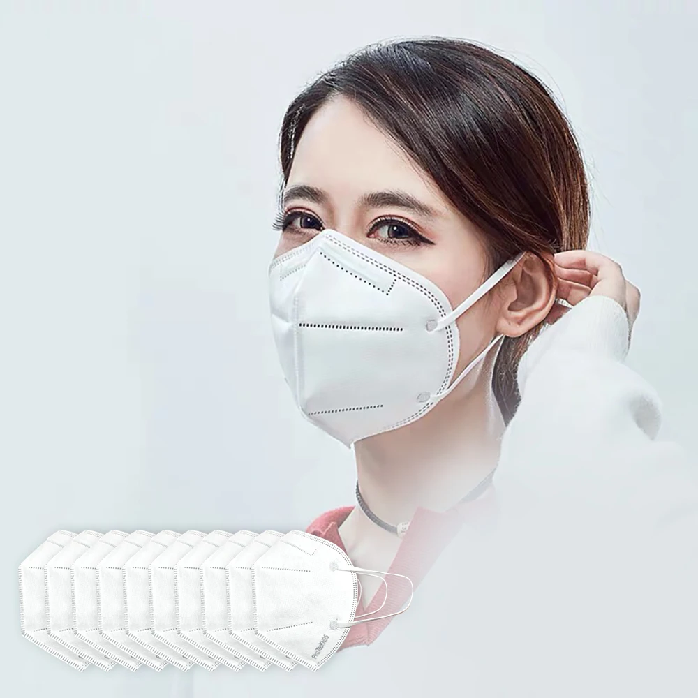

24-48h Fast Shipping 50 pcs kn95 mouth masks respirator for Flu Anti dust-proof Anti-fog kn95 Protective Face Masks dropshipping