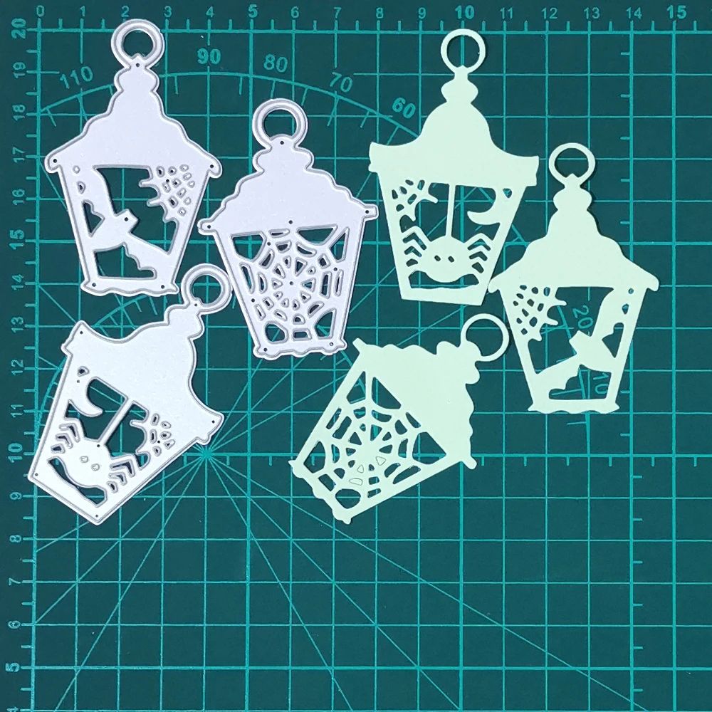 

Halloween Pider Web Lantern Metal Cutting Dies For Stamps Scrapbooking Stencils DIY Paper Album Cards Decor Embossing 2020 New