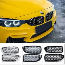 Для BMW 4 серии F32/M3/M4 F80/F82/3- автомобильные аксессуары Передняя средняя решетка гриль Замена декоративная накладка 2 шт