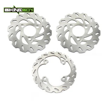 

BIKINGBOY ATV Quad Front Rear Brake Discs Disks Rotors for Suzuki LT-Z LTZ 400 Quadsport 03 04 05 06 07 08 09 10 11 12 13 14 Set