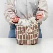 Хлопчатобумажная линия детские изоляционные сумки водонепроницаемая сумка для детской бутылочки детская пищевая Термосумка переносная сумка для пикника термо круглые сумки для ланча