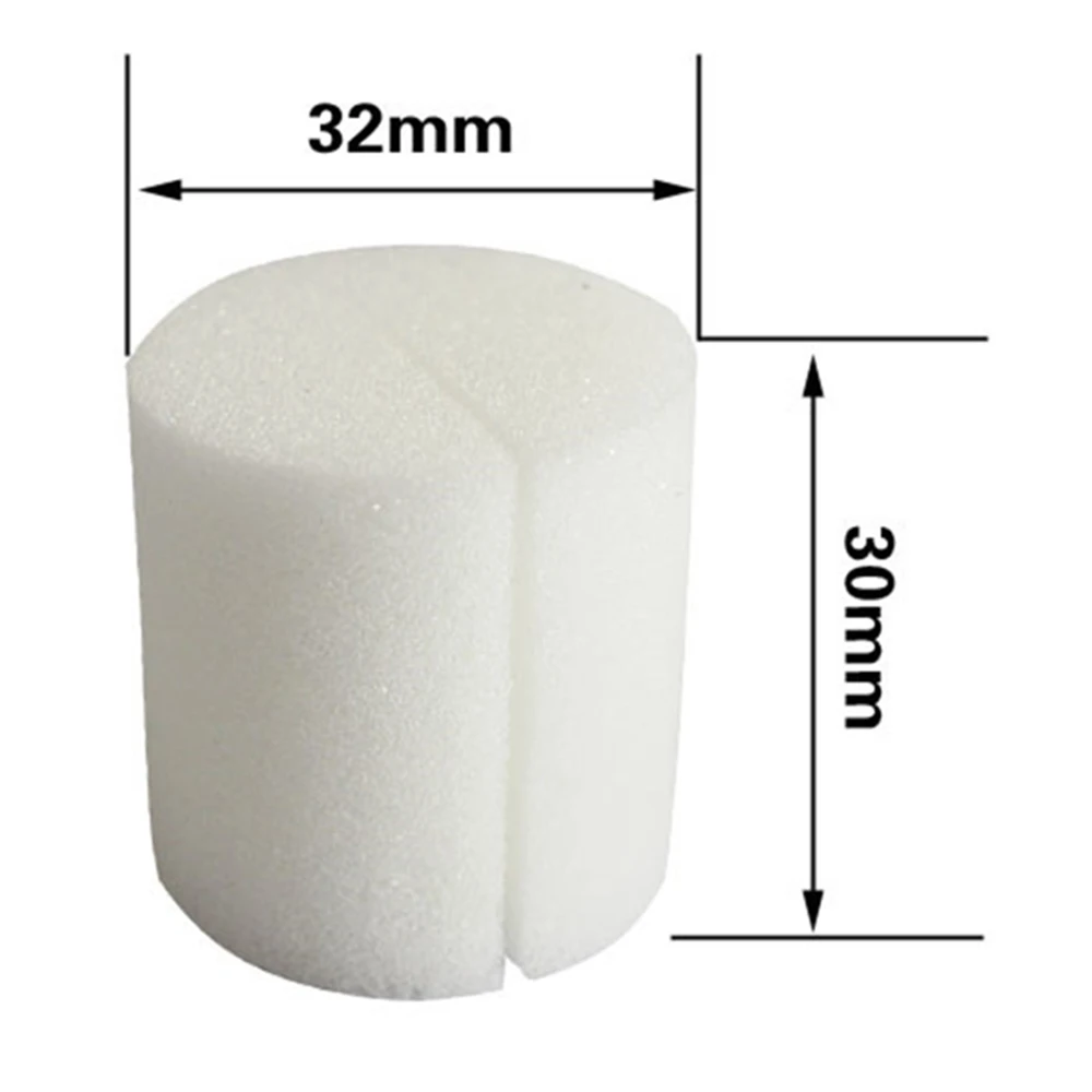 100Pcs Soilless Hydroponic Cylinders Sponge Plants Vegetable Seed Cultivation System For Fixing Nursery Pots Plants Root