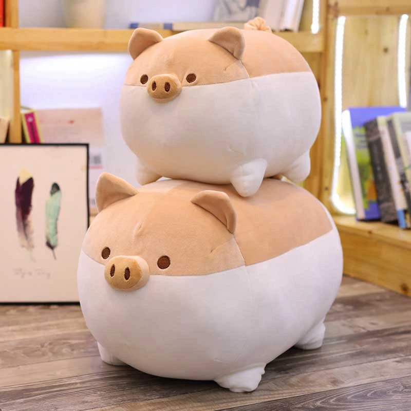 2 Motifs De Jouets En Peluche 38 50cm Coussin En Peluche Grosse Boule De Cochon Poupee Douce Decorations Personnalisees Cadeau Pour Bebe Aliexpress
