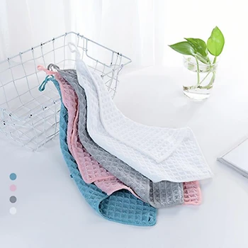 

Soft Towel Children Towels Waffle Plaid Children's Microfiber Small Square Kids' Cleaning Supplies Baby Care