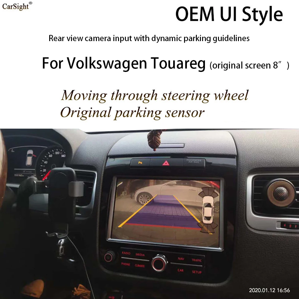 New Apple CarPlay & Android Auto Retrofit for Volkswagen Touareg RNS850 Audio From 2010 To 2017 Vehicles