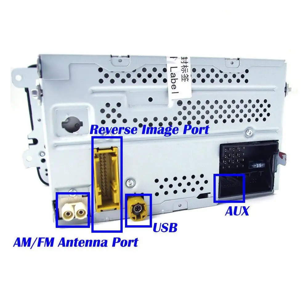 Автомобильное радио RCD510 FM CD MP3 плеер AUX USB RVC/с кодом камеры заднего вида для VW Golf