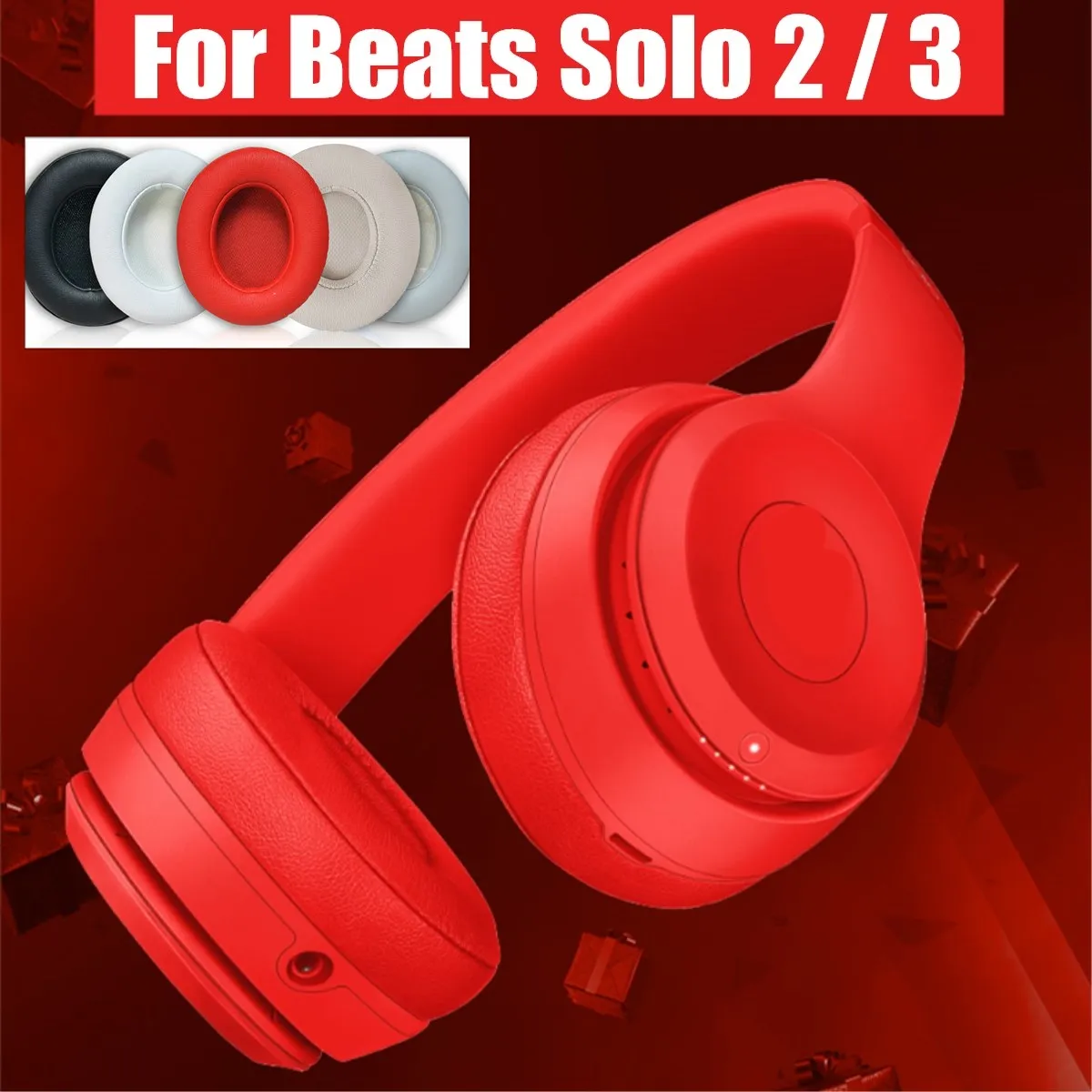 LEORY 1 пара вкладышей для Solo 2 Beats Solo3 Проводные/беспроводные сменные амбушюры
