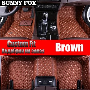 

Car floor mats for Mazda 3/6 MX-5 CX-5 CX-7 Waterproof car-styling leather Anti-slip carpet liners