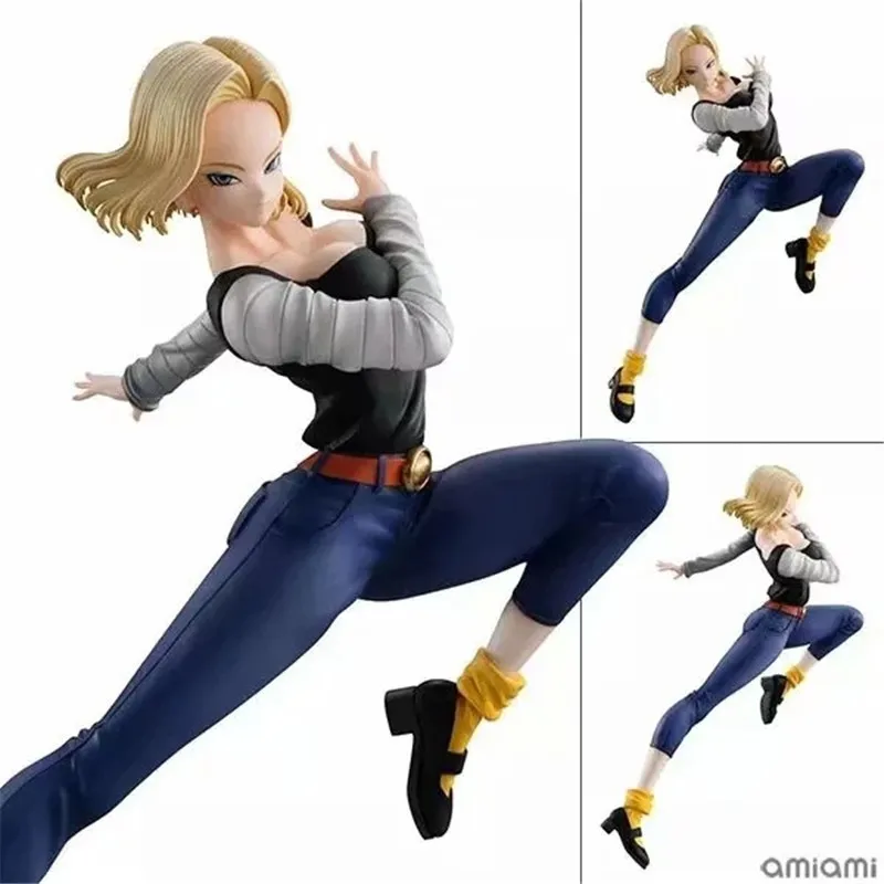 

Cheng yuan Anime Seven Dragon Ball Z 4 Generation Cyborg No. 18 Fighting Version Dragon Ball Girl'S Artificial Human Garage Kit