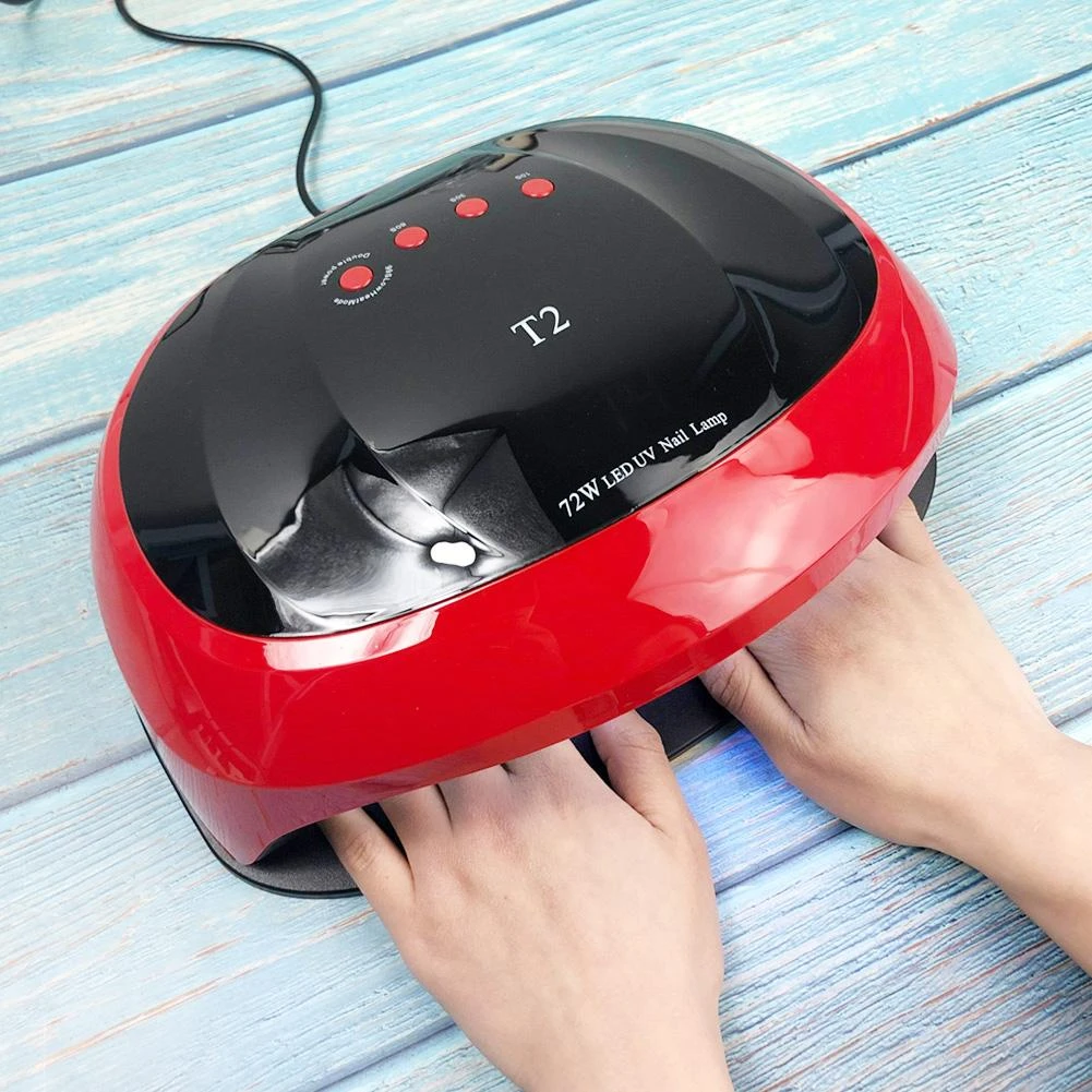 Como Secar Las Uñas Super Rápido Lámpara de dos manos de 72W para manicura secador de uñas de secado rápido  lámpara ultravioleta para secar uñas Ideal para Gel uñas y todas las  manicura|Secadores de uñas| - AliExpress