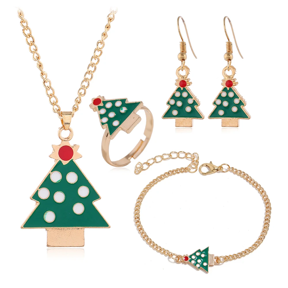 Новая Рождественская елка, Санта Клаус, лось, луна, колокольчик, Рождественская серия, модный браслет, ювелирное изделие, подвеска для тела, подарок друзьям