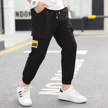 Штаны для мальчиков, летние тонкие детские штаны, повседневные штаны для больших мальчиков, летние противомоскитные штаны нового стиля для 12-15 лет