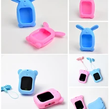 Детский умный телефон позиционирования силиконовый ремешок для часов корпус часов серия енота серия Кролик для большинства детских умных часов