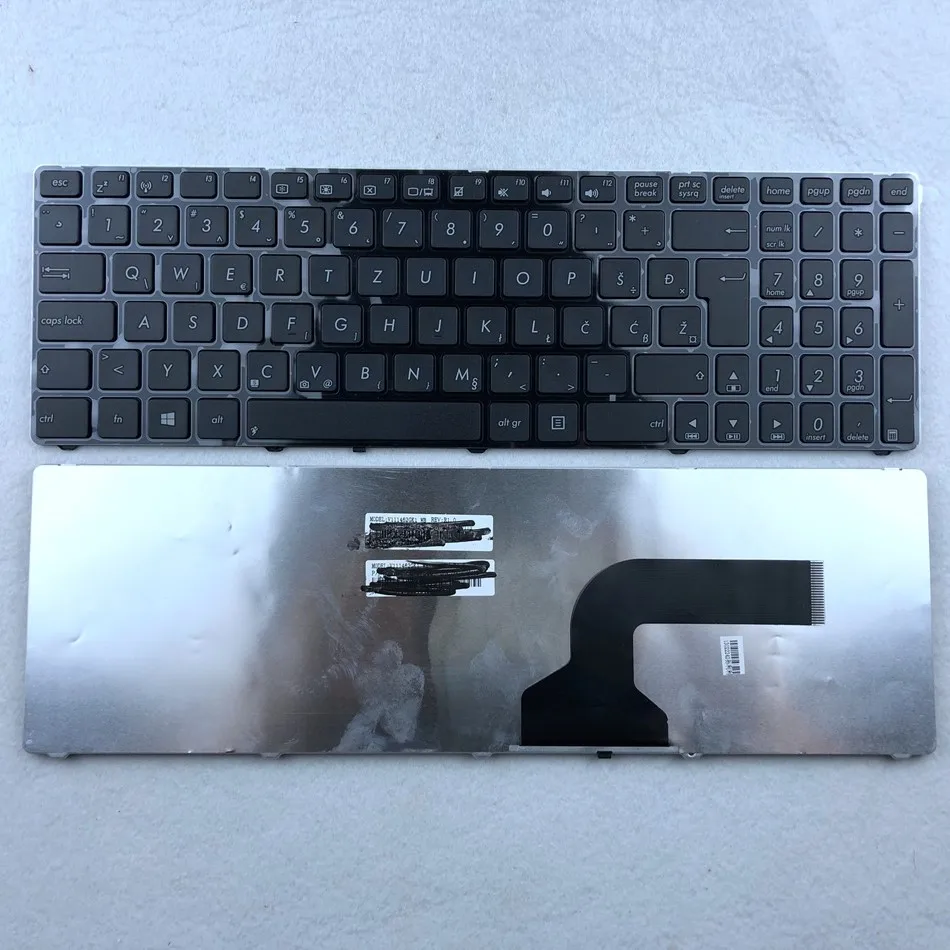 Клавиатура для ноутбука Словения ASUS K52J N50 K52 A53 G60 N73 F50 N61 G72 G51 N71 N53 F50N F50Q F50S черная