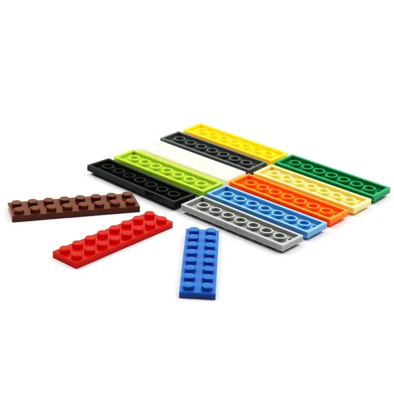 50 шт./лот DIY классические строительные блоки 2x8 игрушки для детей Совместимые