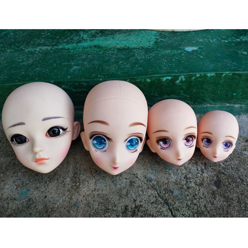 1 Pieces Doll Head 30cm/36cm/60cm Anime 