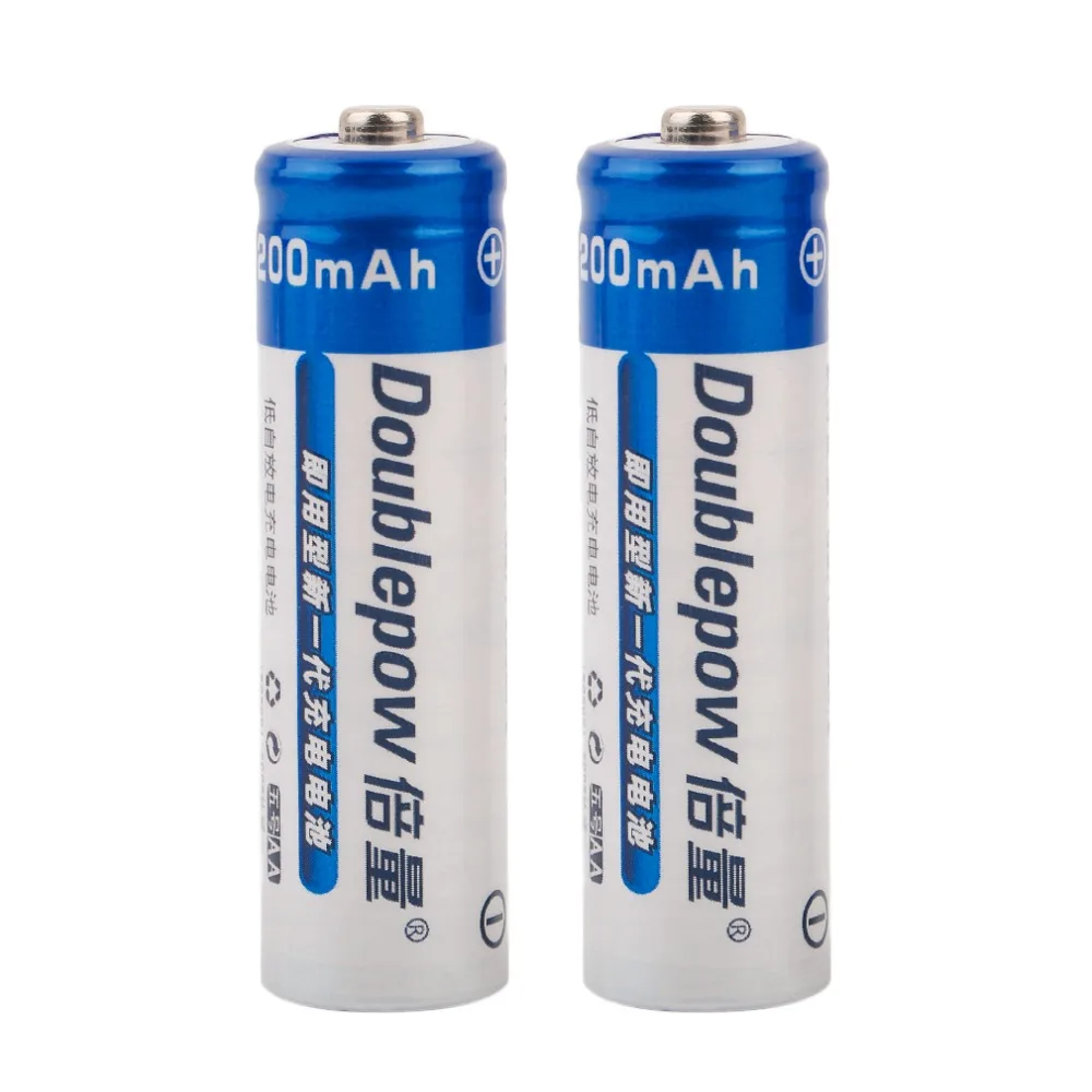 Doulepow 2шт/4 шт набор AA 1200MAH 1,2 V Ni-MH аккумуляторная батарея сменная батарея