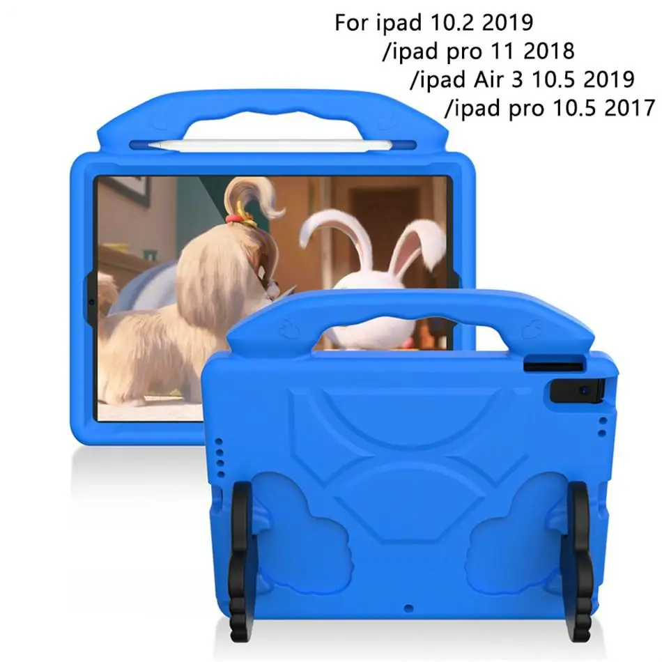 

For ipad 10.2 case 2019 kids shockproof nontoxic Stand tablet Cover for ipad air 3 10.5 /pro 10.5 EVA coque ipad 10.2