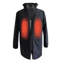 Мужские и женские куртки с подогревом, уличная жилетка, пальто с USB электрическим аккумулятором, с длинными рукавами, куртки с подогревом, теплая зимняя теплая одежда