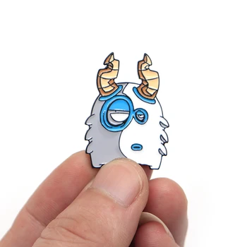 

20pcs Cute Backpack Pins Snow Monster Enamel Pins Cartoon Anime Lapel Pin Bag Brooches Hat Badge Funny Gifts Collection KB2374