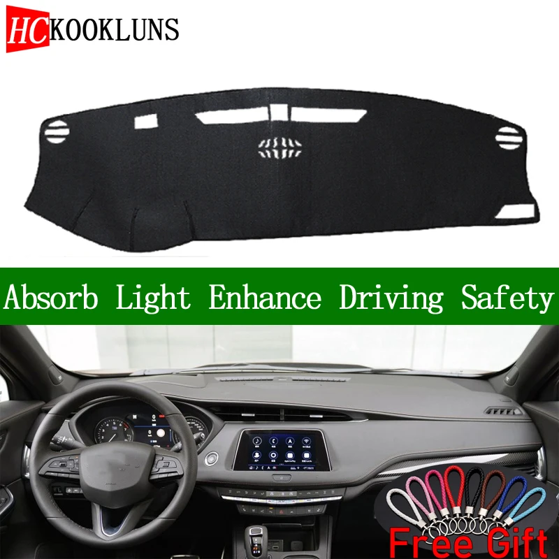 For Cadillac XT4 2018 Dashboard Cover Sun Shade Dash Mat Pad Carpet Car