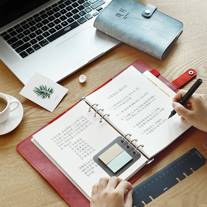 Najtaniej Porządku obrad 2019 Retro Vintage skórzana okładka luźne liści biznesowy notebook wymienne papieru podróżnik notatnik artykuły biurowe