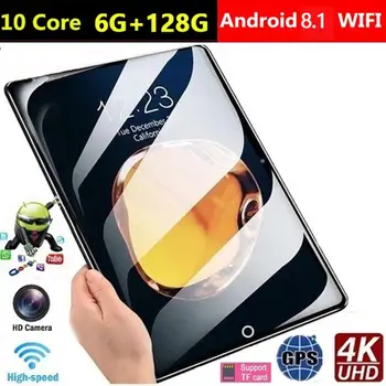 

10 inch Tablet,Android 9.0 , 6GB RAM,128GB Storage,5MP Rear Camera,Quad-Core Processor,10.1 inch IPS Display, Wi-Fi,Bluetooth