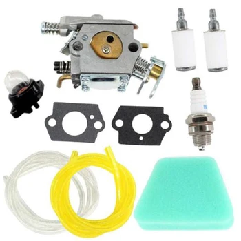 

Primer Bulb Carburetor Kit Fuel Line Spark Plug For Craftsman 358350380