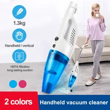 Handheld Vacuum Cleaner Household Portable Small Desktop Cleaner Home Push Rod Wet & Dry Use Strong Power EU/US Plug Handheld Vacuum Cleaner Household Portable Small Desktop Cleaner Home Push Rod Wet & Dry Use Strong Power EU/US Plug