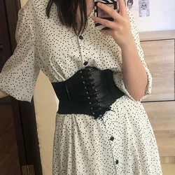 New Corset Wide Belts Fashion Cummerbunds Strap Belts For Women Elastic Tight High Waist Slimming Body Shaping Girdle Belt