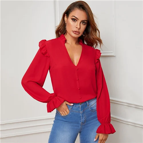 Red Sheer Blouse Shop, 50% OFF | www 
