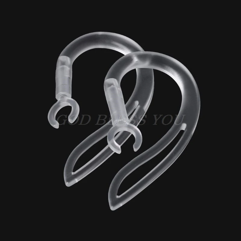 Bluetooth Earphones Transparent Soft Silicone Ear Hook Loop Clip Headset 5mm 6mm 7mm 8mm 10mm Drop Shipping
