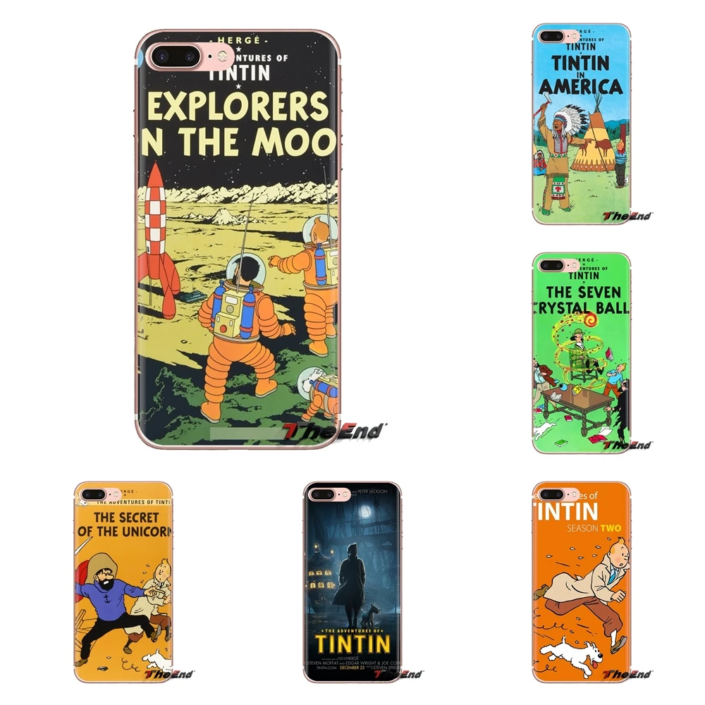 The Adventures of Tintin For Huawei Honor 5A LYO-L21 Y6 II Compact Y5 2 Y5II Mate 10 Lite Nova 2i 9i Transparent TPU Case Covers |