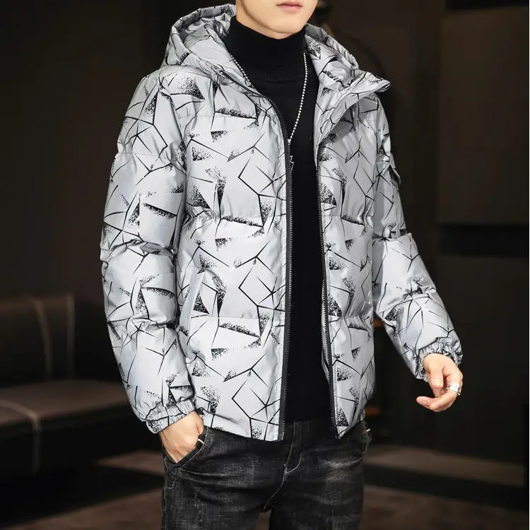 Invierno moda de los hombres otouno e Invierno casual bolsillos catida chaqueta de algodón casual estilo de trabajo chaqueta de