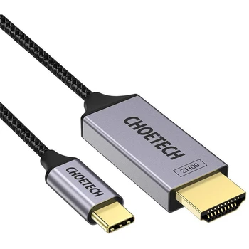 

1.8M USB Type C to HDMI Cable 4K@60HZ for iPad Pro 2018 for MacBook Air for Samsung Galaxy S9/S9 Plus/Note 9 for Huawei Mate 20