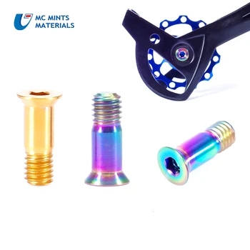 

2pcs M5*14.2 M5X15.5mm Bike Bicycle Titanium Ti Rear Derailleur Jockey Wheel Bolts Screws MTB Bike Guide Roller Bolt Screw