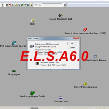 

2020 hot selling Auto Data ELSA-win 6.0 Electronic Service Information For A.udi V.W Auto Service Manual 80GB HDD Elsa V.W 6.0
