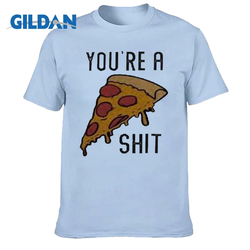 GILDAN индивидуальные мужские футболки печать письмо ваш собственный дизайн Высококачественная дышащая хлопковая футболка для мужчин плюс размер XS-3XL - Цвет: Light Blue