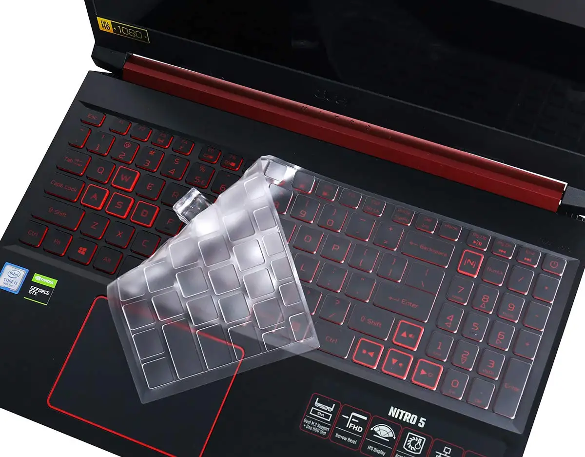 Для Acer Nitro 5 AN515 54 54W2 AN 515 51G/17 3 &quotAcer 7 AN715 51 15 6 дюймов ТПУ чехол для клавиатуры